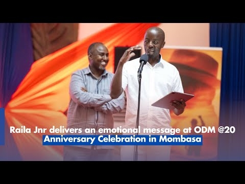 “He raised us to stand up, to show up, and to keep moving forward” — Raila Jnr