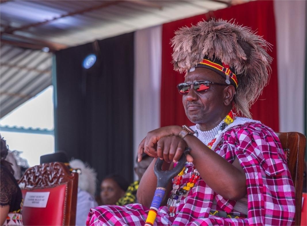 Ruto dazzles in Turkana regalia at Lore Festival