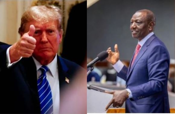 Ruto congratulates Trump on poll victory