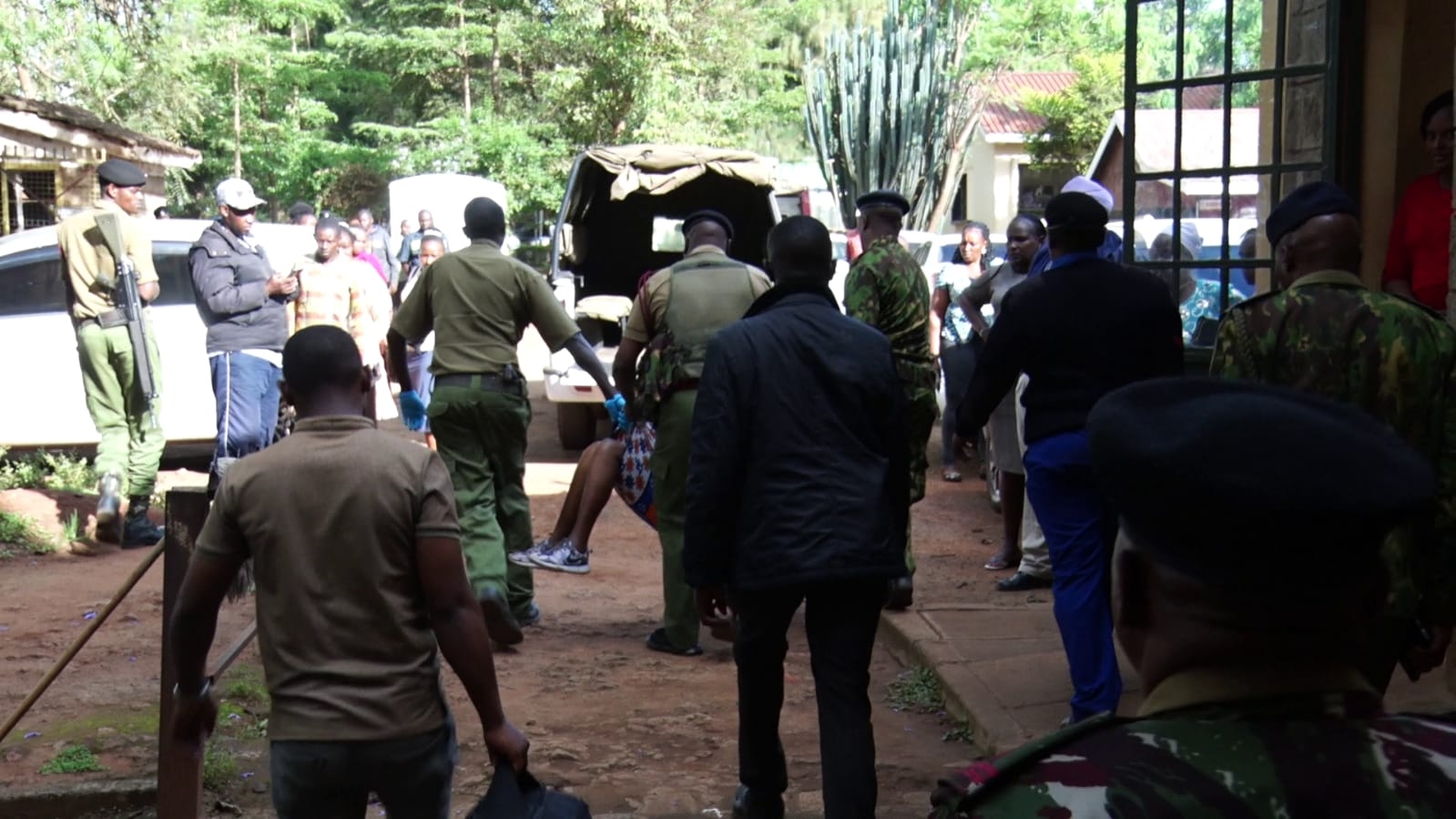 Elderly woman collapses, dies in a public office