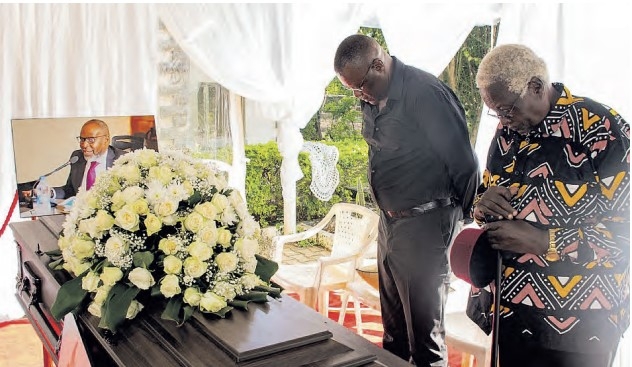 Leaders demand justice as slain Wells Fargo boss buried