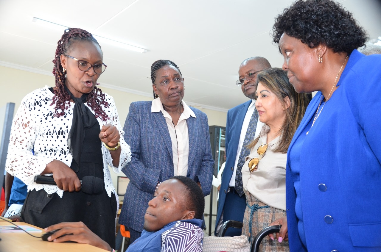 ICT hub launched at Machakos Institute to support visually impaired students