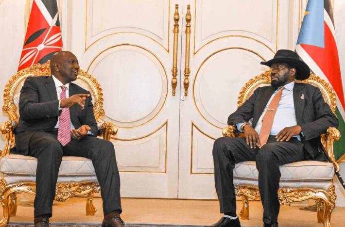 Ruto to fly to South Sudan Wednesday for peace meeting