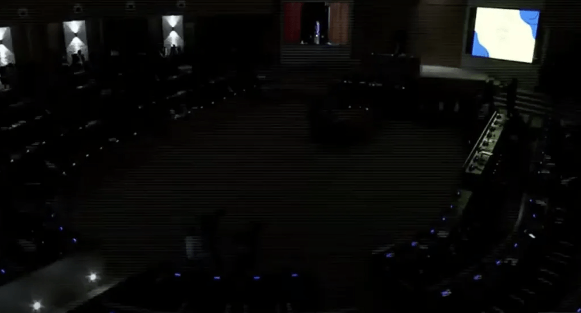 Zimbabwe parliament hit by power cut during budget speech