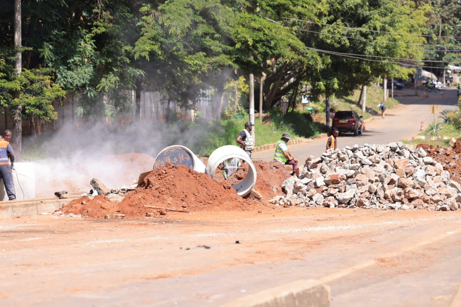 Sakaja highlights progress as road repairs continue in the City