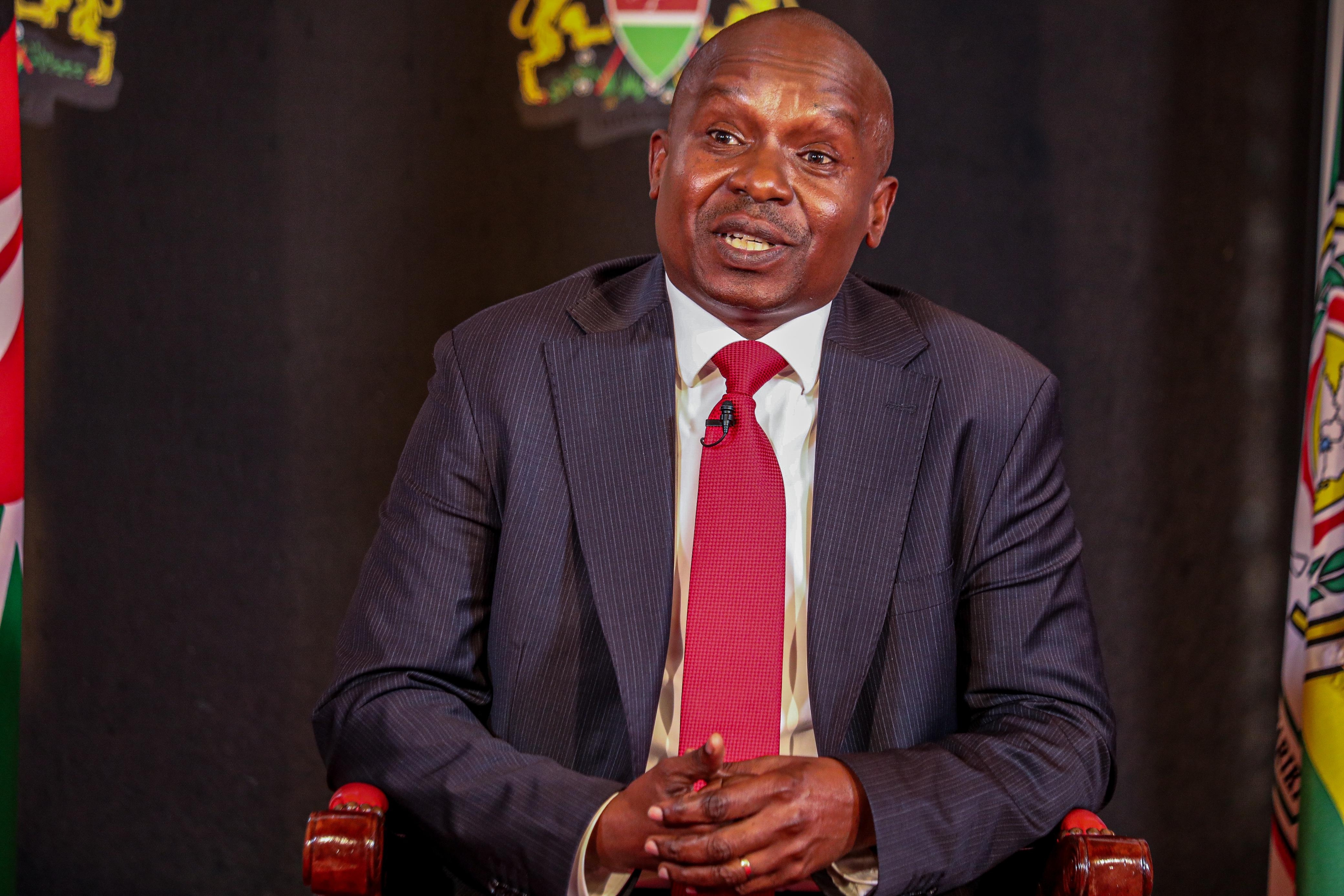I am my own man! Kindiki tells off critics