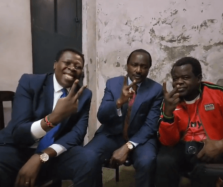 Eugene, Kalonzo visit Omtatah in cells ahead of arraignment