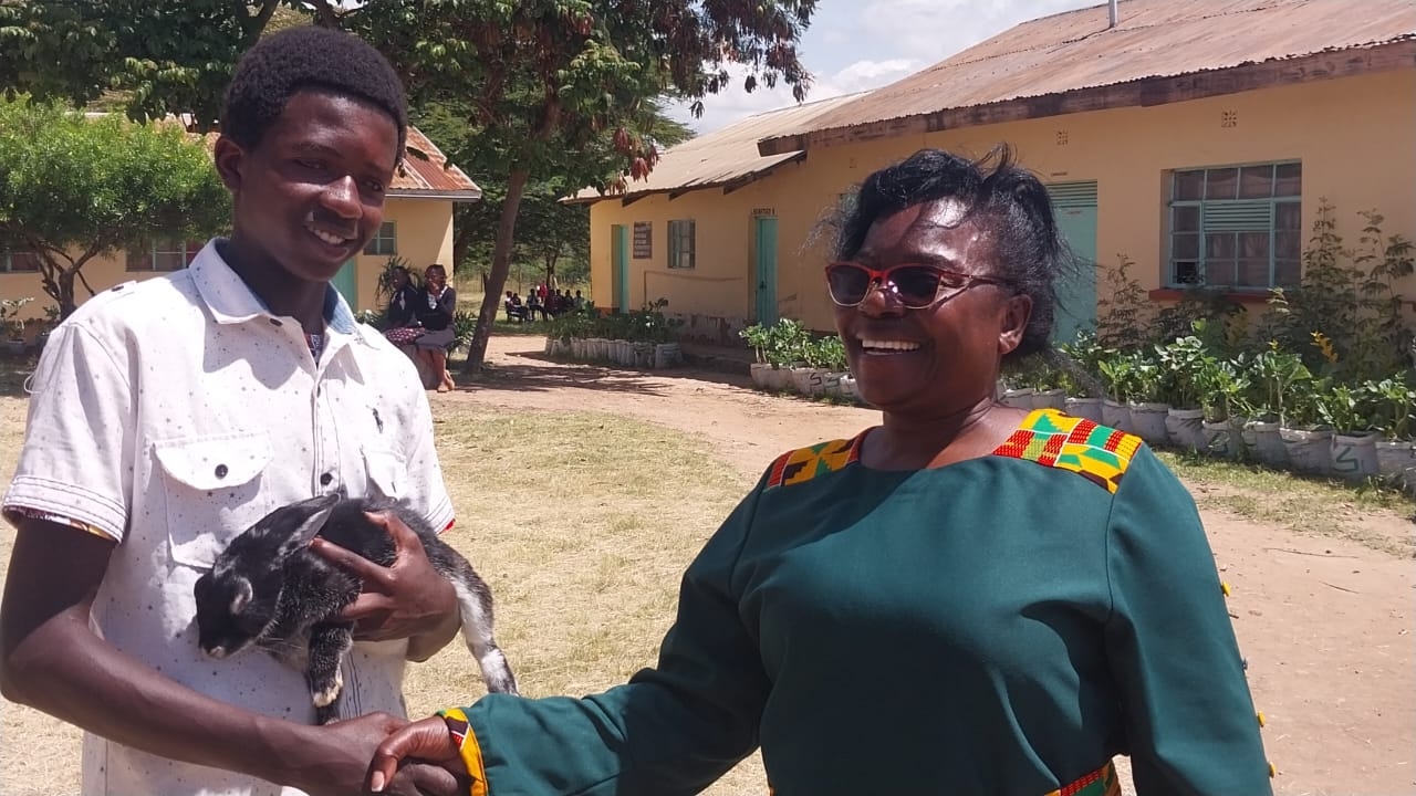 Machakos boy who sells rabbits to pay school fees shines in KCSE