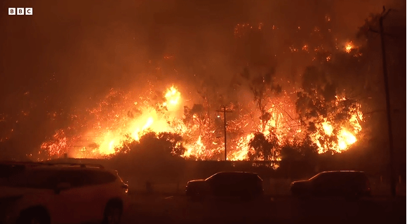 Night-time curfew imposed in fire-hit areas of LA