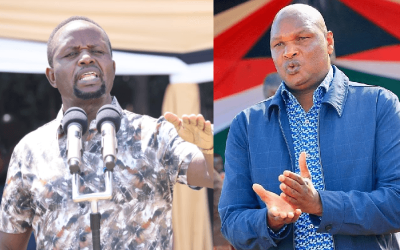 I don't fear you! Natembeya tells Ruto's aide  Farouk