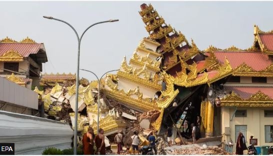 Myanmar earthquake death toll jumps to more than 1,000