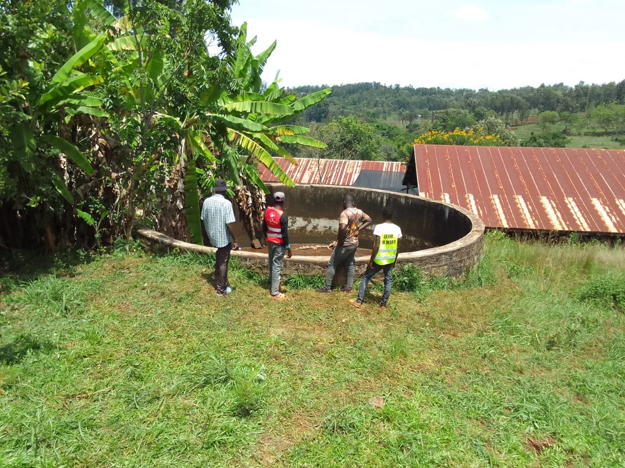 Grief as two children drown in a tank in Murang'a