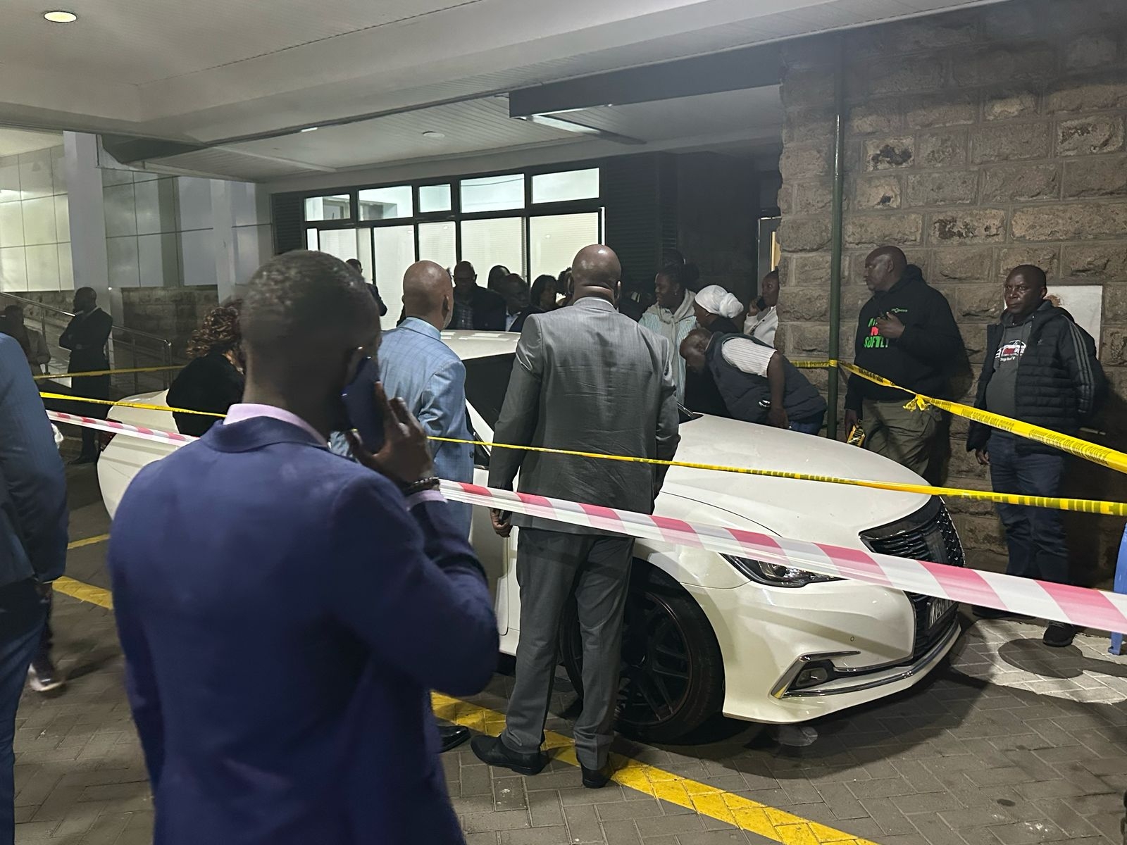 [PHOTOS] Scenes at Nairobi hospital after MP shot dead