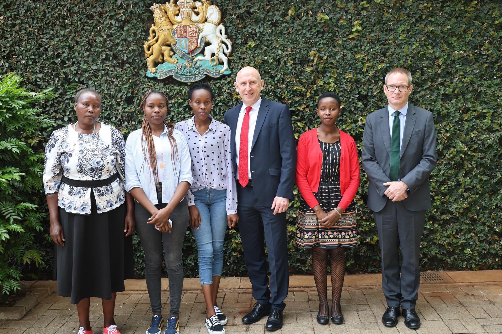 UK Secretary meets Agnes Wanjiru's family