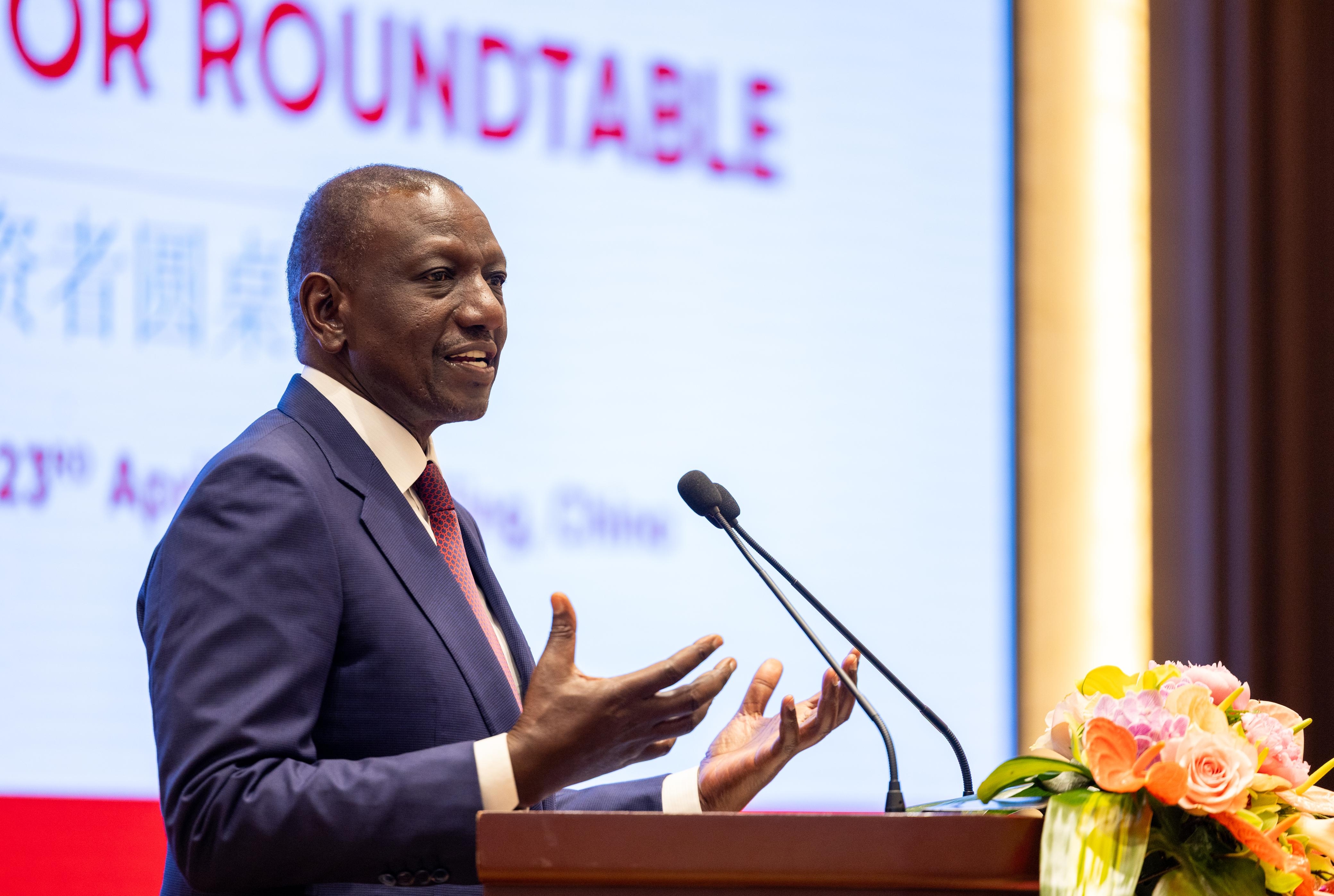 Kenya is open for business - Ruto tells Chinese investors