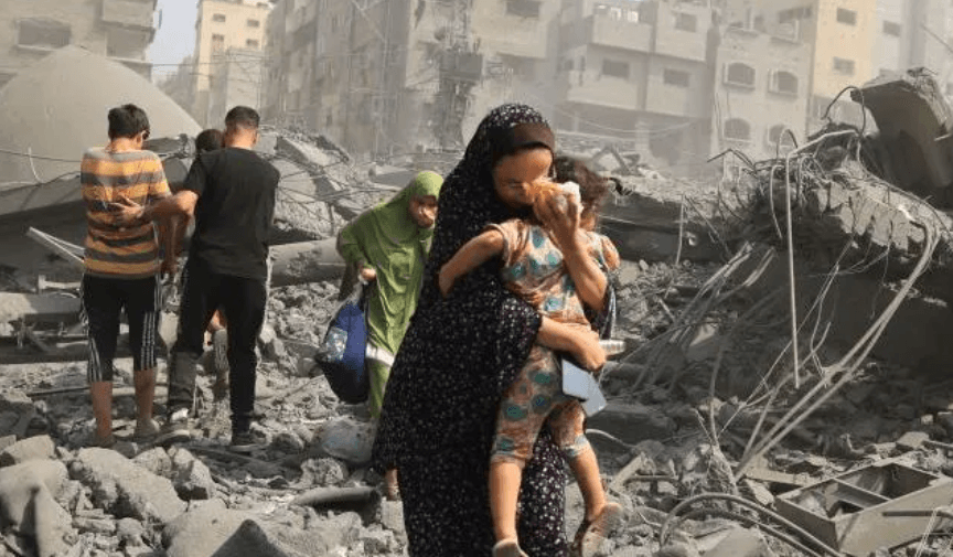 Gaza mothers watch infants starve as aid blockade continues