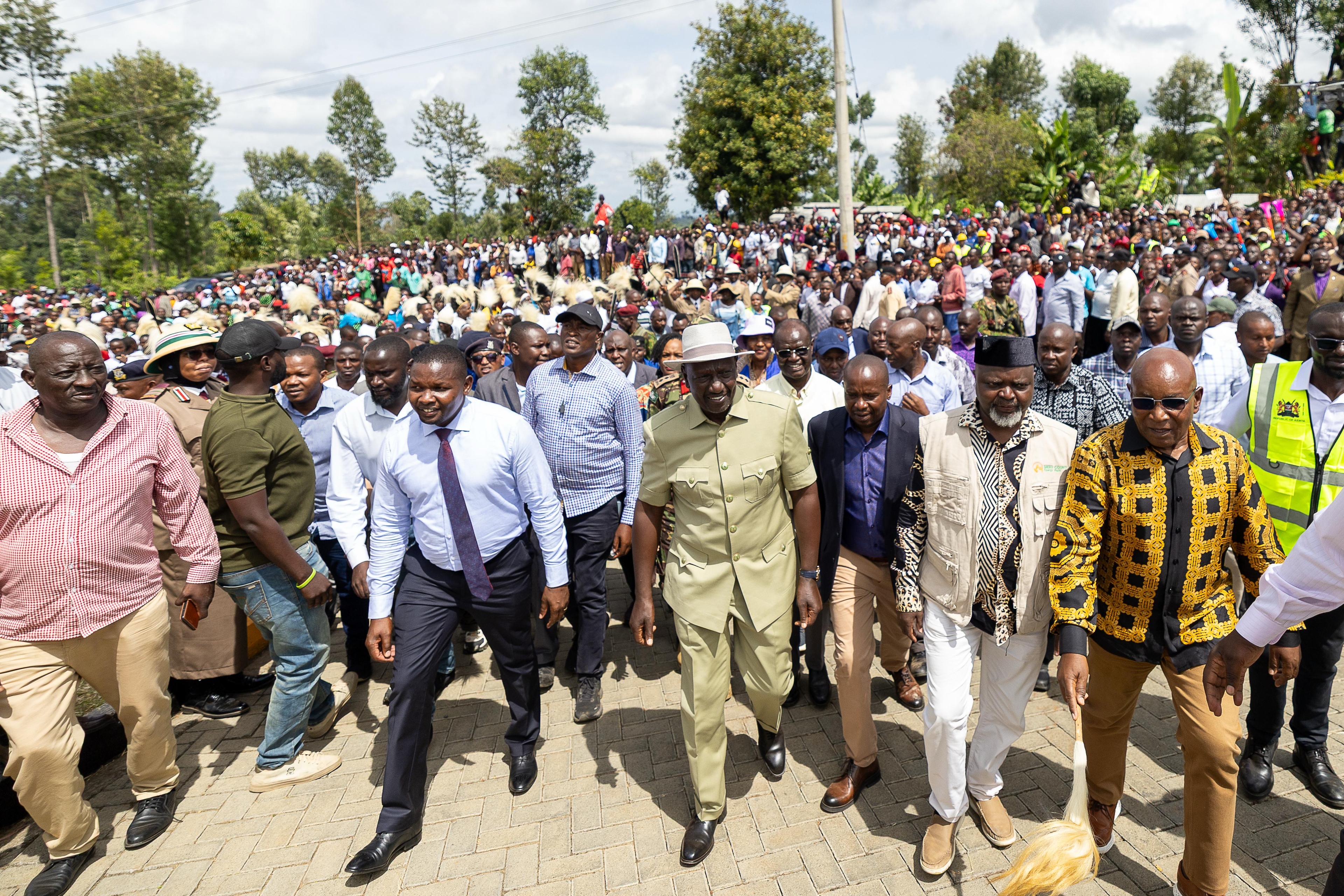 [PHOTOS] Projects Ruto launched in Igembe South, Kirinyaga