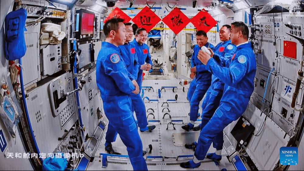 Shenzhou-20 astronauts enter space station