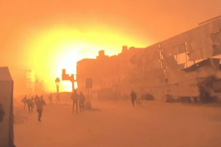 Gaza hospital hit by Israeli strike, Hamas says