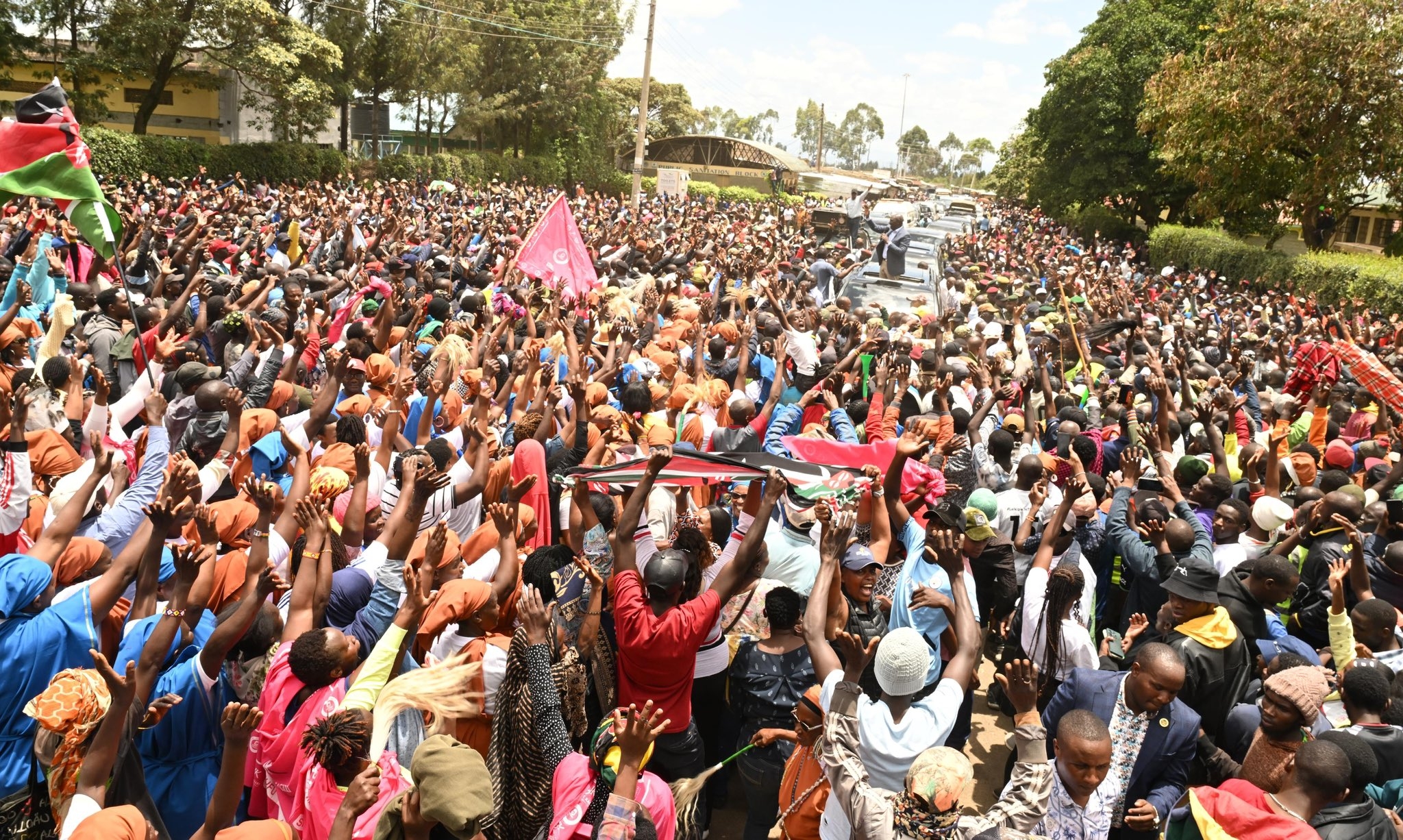 [PHOTOS] Scenes from Ruto's Day 1 of Mt Kenya visit