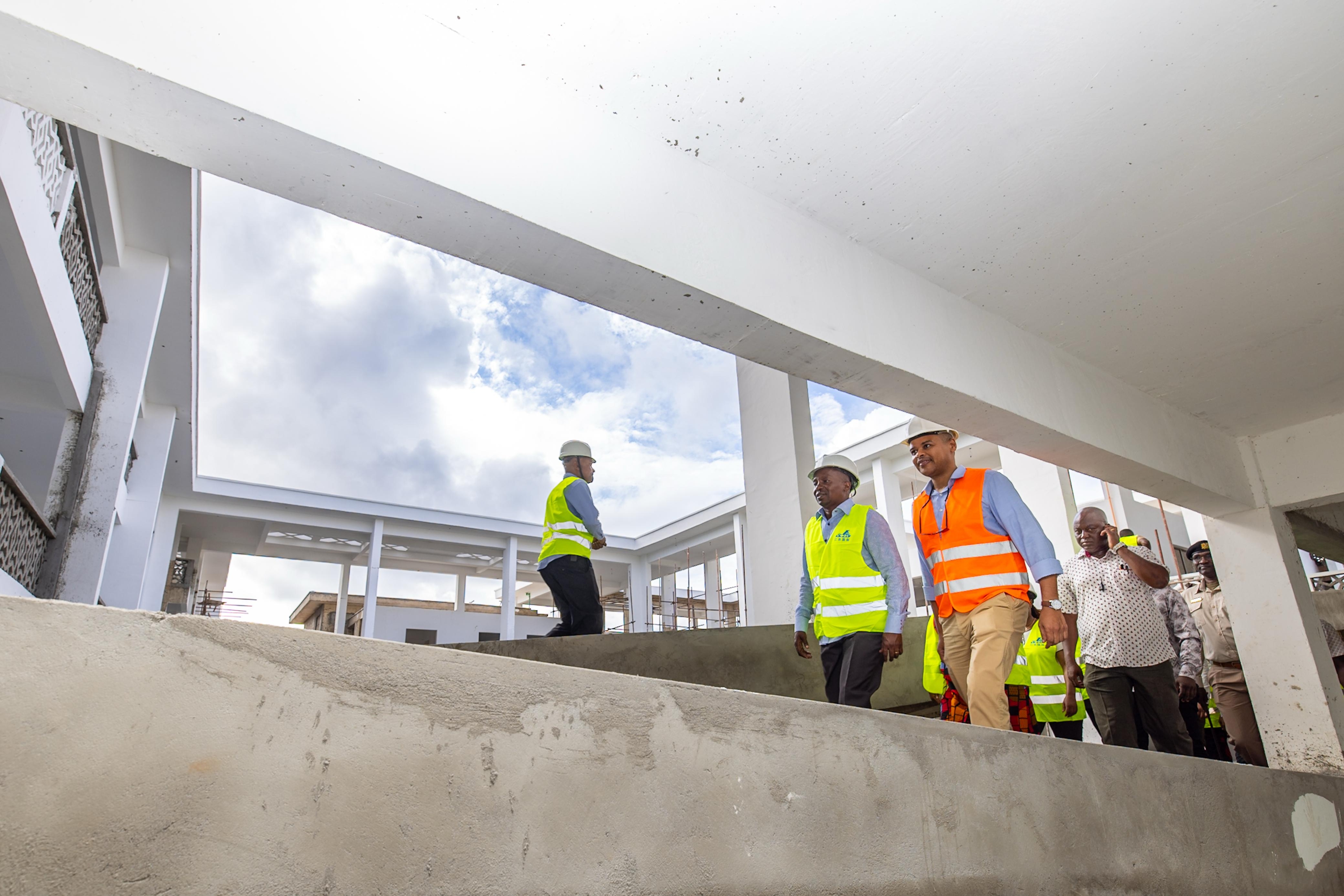 [PHOTOS] Kindiki inspects works at regional centre in Kwale