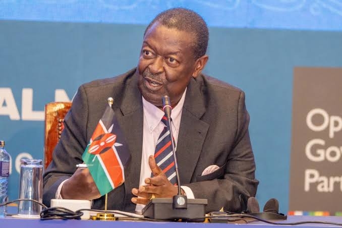 Mudavadi in UK for Sudan peace talks