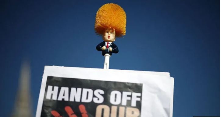 Anti-Trump protests held in cities across the US