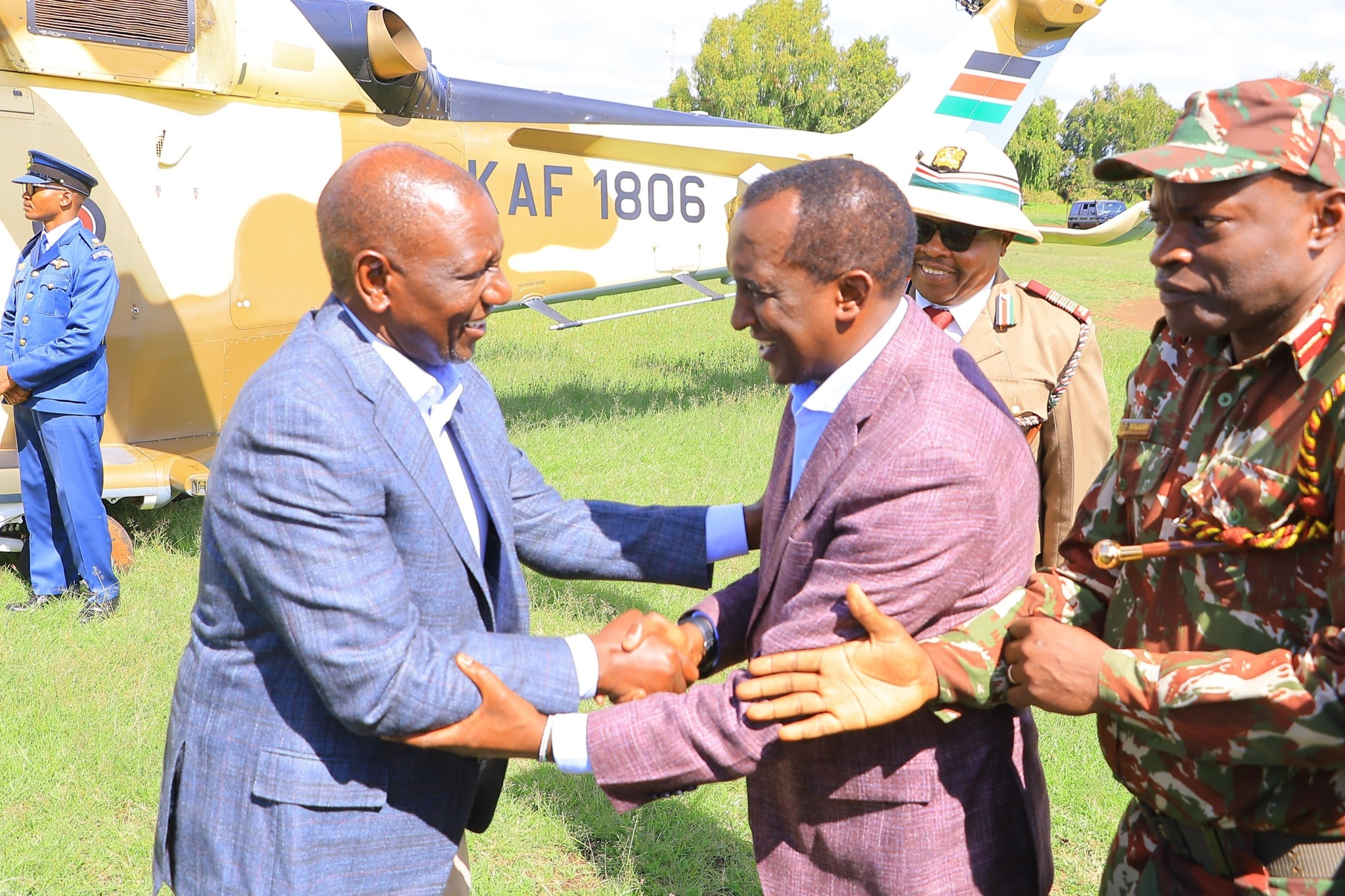 Ruto attends Easter Sunday service in Narok