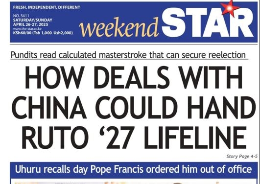 Brief: How China deals could hand Ruto lifeline