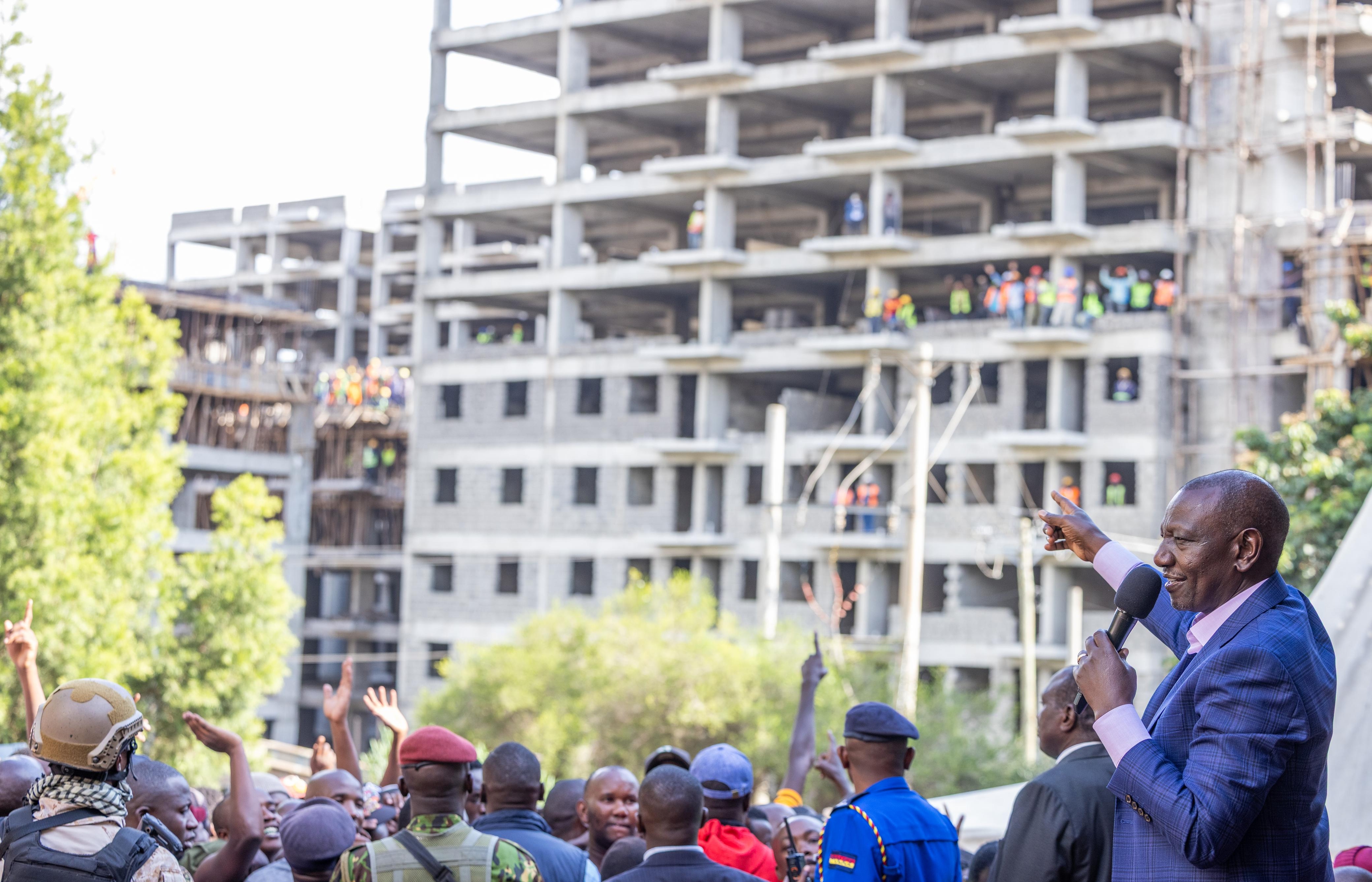 Ruto: We'll eradicate Kibra slum, not upgrade