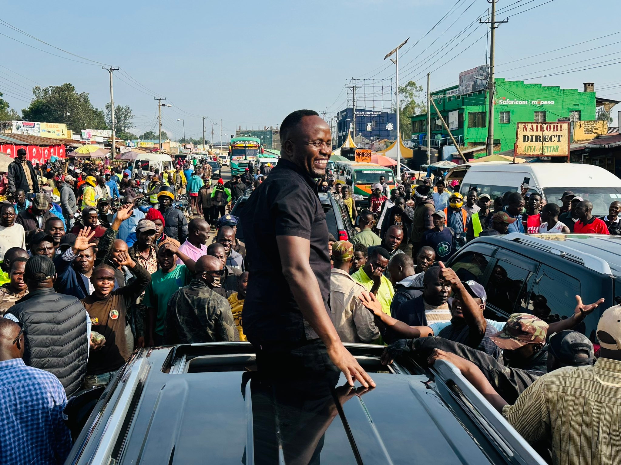 Natembeya returns home with rallies across Western