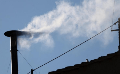 White smoke emerges as a new pope is elected