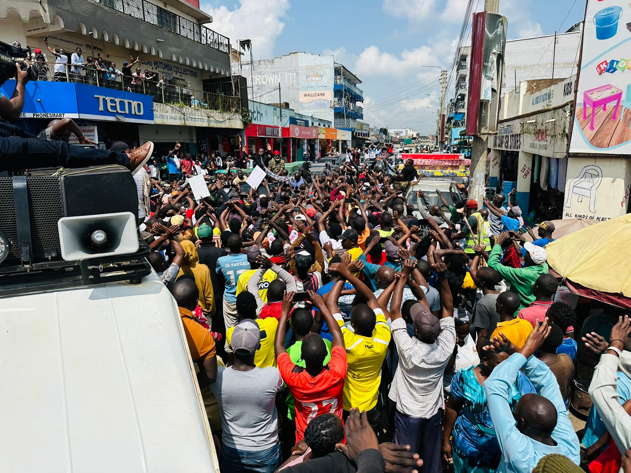 Natembeya receives a rousing welcome in Western towns