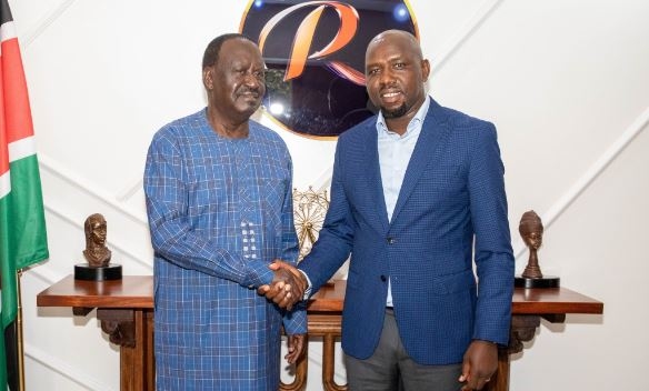 Interior CS Murkomen pays Raila courtesy visit