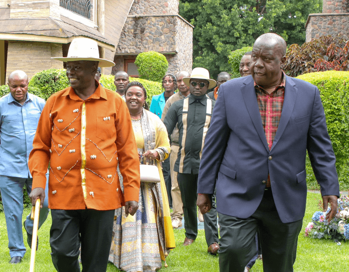 Opposition heavyweights converge in Nakuru during Kalonzo son’s wedding