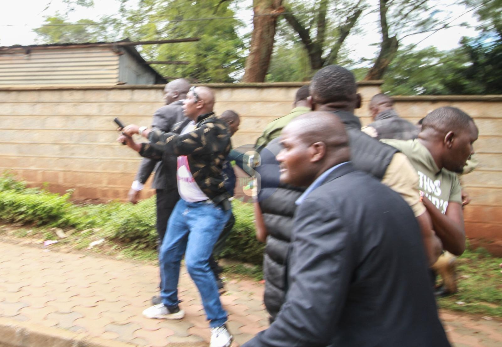 Gunshots as chaos erupt at Gachagua’s party launch