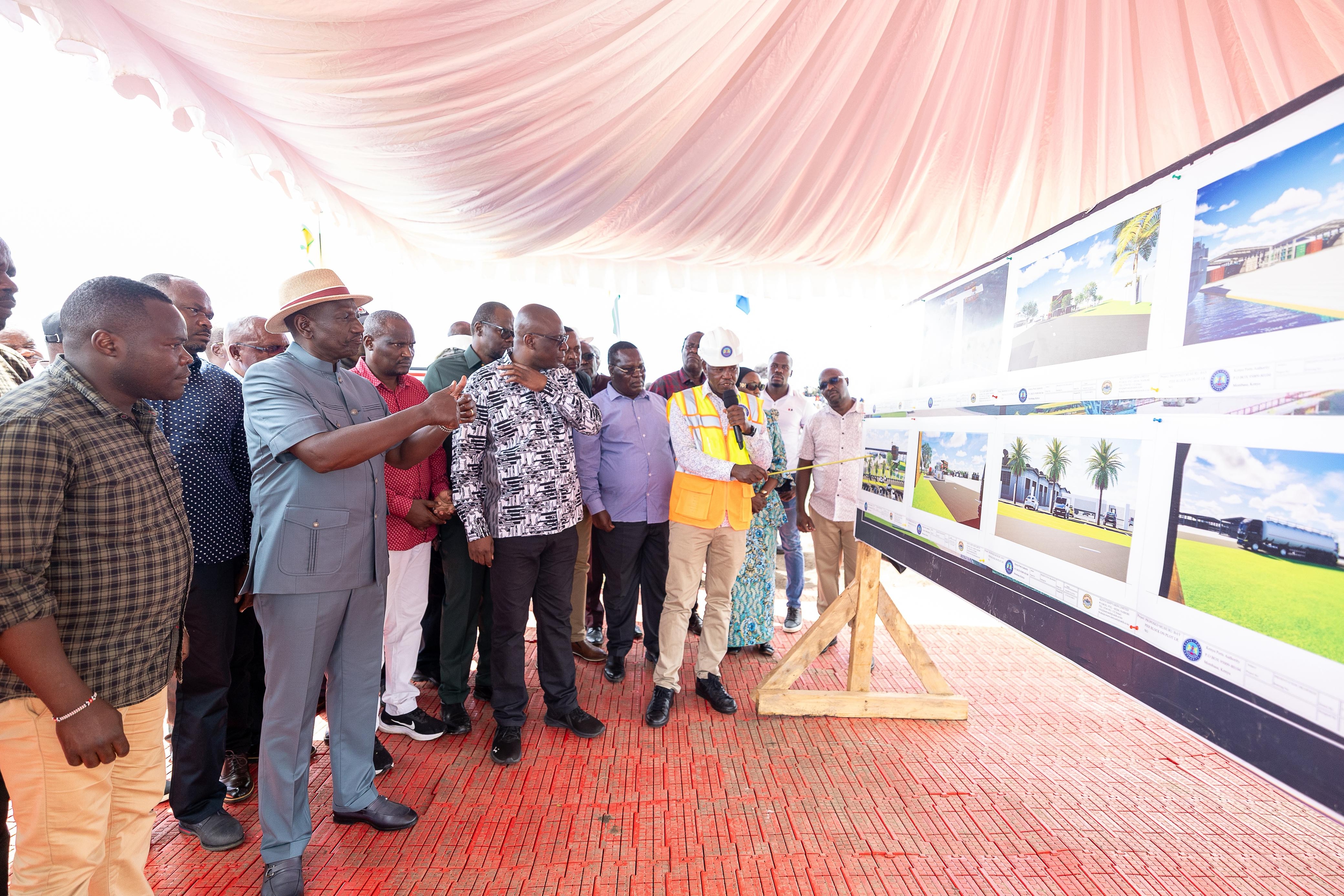 [PHOTOS] Ruto launches construction of Muhuru Bay Pier