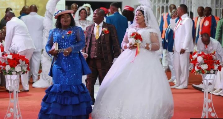 Polygamy, pageantry on display at a mass wedding in SA