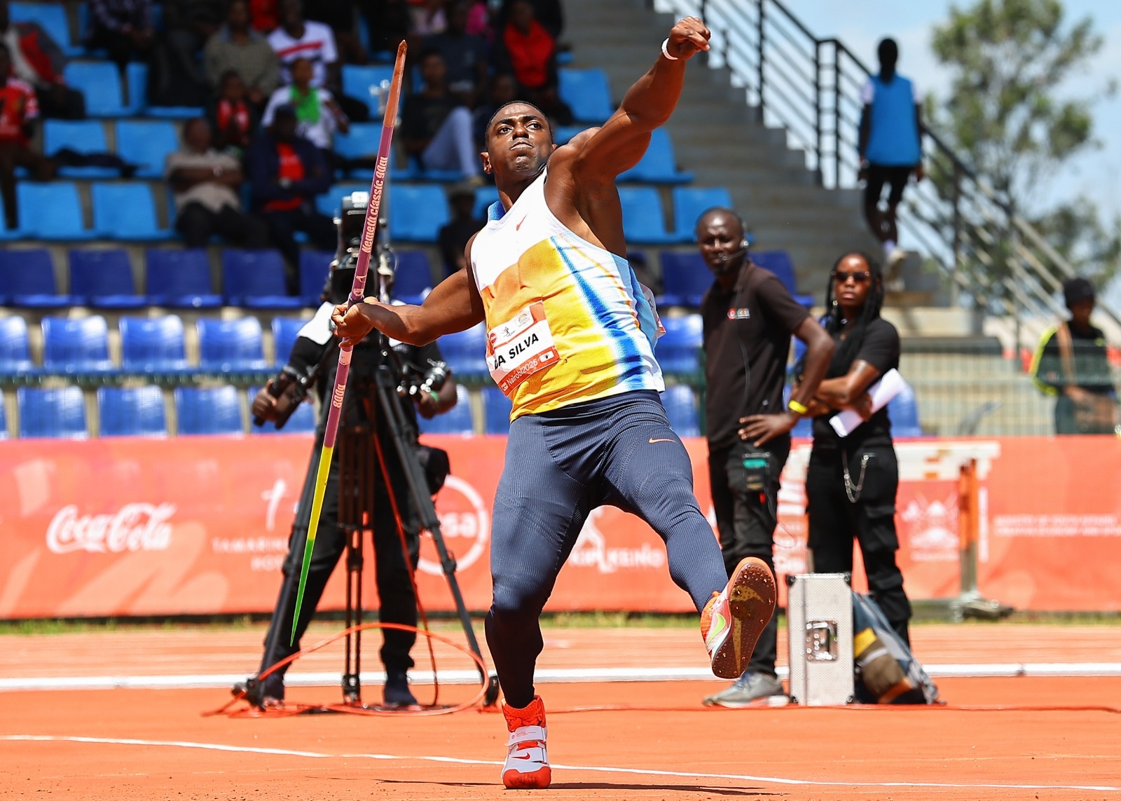 Yego upstaged as Da Silva claims Kip Keino Classic javelin title