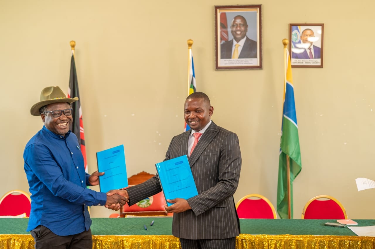 SHOFCO, Meru County sign landmark MoU to tackle key development challenges