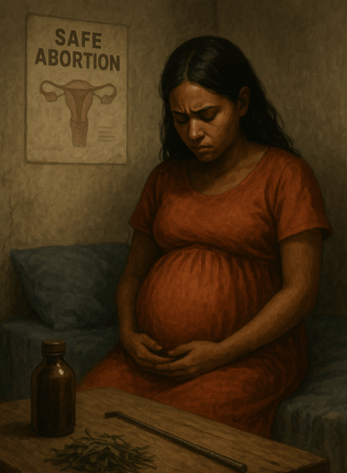 Crude methods women use to end pregnancies