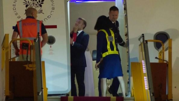 Macron: Push in the face by wife was a joke