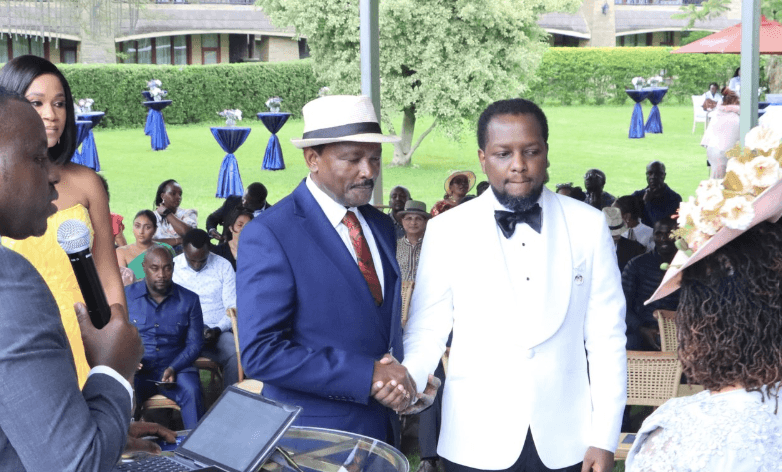 Kalonzo to newlywed son: May wisdom guide you