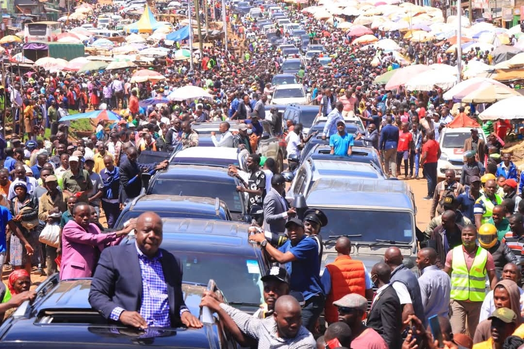 [PHOTOS] Matiang’i draws crowds in Kisii, Nyamira
