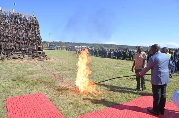 Kenya hits 40K illegal firearms destroyed