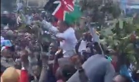 Jubilation as Babu Owino joins Nairobi protestors