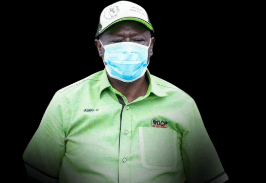 Gachagua rocks mask in protest over hawker's shooting