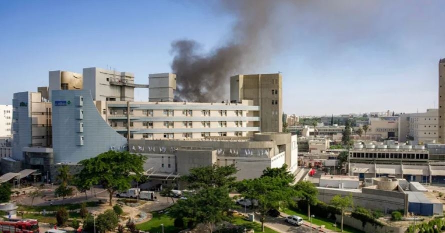 Black smoke and broken ceilings: Iran strike rocks Israeli hospital