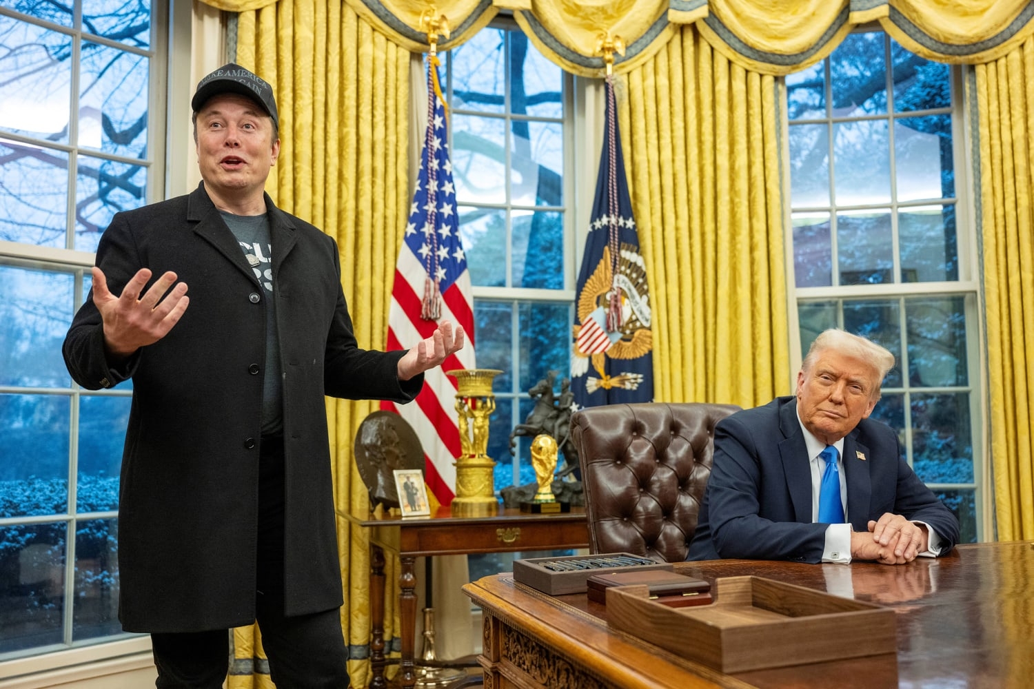 You wouldn't have won without me - Musk to Trump