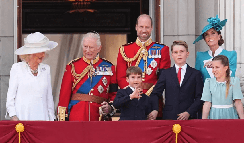 King and Queen cheered by crowds at Trooping the Colour